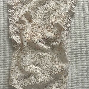 Victoria's Secret Lingerie Cream Lace Detail